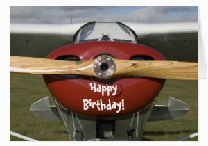 Aviation Birthday Cards Airplane Pilot Happy Birthday Card Zazzle