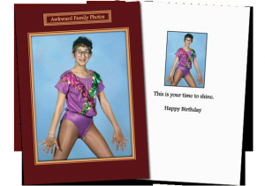 Awkward Family Photos Birthday Cards Awkward Family Photos Behind the Card Recycled Paper