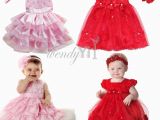 Babies Birthday Dresses toddler Girl Party Birthday Outfit Baby Party Flower Xmas