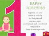 Baby 1st Birthday Card Messages Happy Birthday Quotes for Baby Girl Wishesgreeting