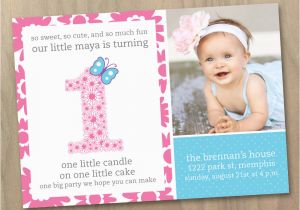 Baby First Birthday Cards Design Baby Girl First Birthday Invitations Baby Girl First