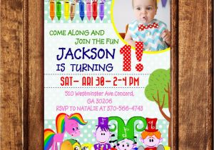 Baby First Tv Birthday Invitations Baby First Tv Birthday Party Invitations Baby First Tv