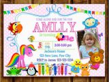 Baby First Tv Birthday Invitations Baby First Tv Birthday Party Invitations Baby First Tv