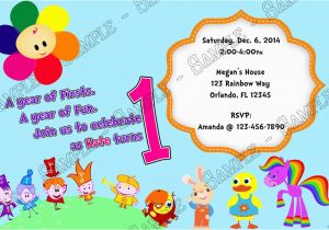 Baby First Tv Birthday Invitations Novel Concept Designs Baby First Tv 1st Birthday