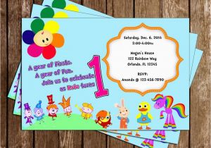 Baby First Tv Birthday Invitations Novel Concept Designs Baby First Tv 1st Birthday