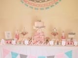 Baby Girl 1st Birthday Decoration Ideas Pink Decoration Idea for Christening Baby Girl Party