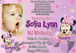 Baby Girl 1st Birthday Invitation Templates 1st Birthday Invitation Wording and Party Ideas Bagvania
