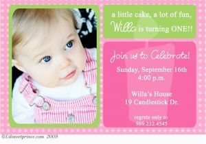 Baby Girl 1st Birthday Invitation Templates 1st Birthday Invitations Birthday Photos Birthdays and