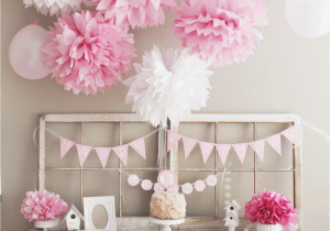 Baby Girl First Birthday Decoration Ideas Country Girl Home 1st Birthday