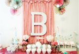 Baby Girl First Birthday Decoration Ideas Kara 39 S Party Ideas Vintage Chic 1st Girl Boy Birthday