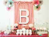 Baby Girl First Birthday Decoration Ideas Kara 39 S Party Ideas Vintage Chic 1st Girl Boy Birthday