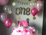 Baby Girl First Birthday Party Decoration Ideas First Birthday Party isabella Pinte