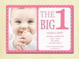 Baby Girl First Birthday Party Invitations First Birthday Baby Girl Invitation Diy Photo Printable