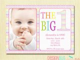 Baby Girl First Birthday Party Invitations Rainbow First Birthday Invitation Baby Girl Diy Photo