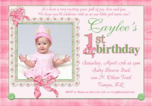 Baby Girls First Birthday Invitations 16th Birthday Invitations Templates Ideas 1st Birthday