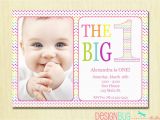 Baby Girls First Birthday Invitations Rainbow First Birthday Invitation Baby Girl Diy Photo