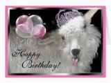 Baby Goat Birthday Card Goat Princess Happy Birthday Card Zazzle