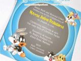 Baby Looney Tunes Birthday Invitations Baby Looney Tunes Birthday Invitations Oxyline C39cd84fbe37