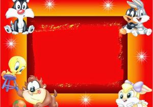 Baby Looney Tunes Birthday Invitations Baby Looney Tunes Free Printable Invitations or Cards