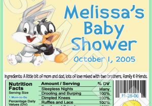 Baby Looney Tunes Birthday Invitations Birth Announcements Party Xyz