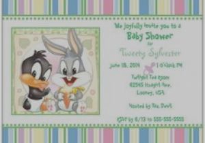 Baby Looney Tunes Birthday Invitations Images Of Baby Looney Tunes Baby Shower Invitations Looney