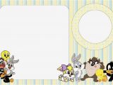 Baby Looney Tunes Birthday Invitations Looney Tunes Babies Free Printable Invitations Oh My Baby