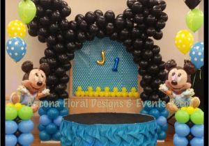 Baby Mickey Mouse 1st Birthday Decorations Baby Mickey 1st Birthday Balloons Decor Balloons Decor