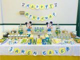 Baby Mickey Mouse 1st Birthday Decorations Baby Mickey Mouse Birthday Quot Happy 1st Birthday Quot Catch