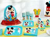 Baby Mickey Mouse 1st Birthday Decorations Mickey Mouse 1st Birthday Party Supplies Party City