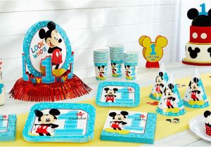 Baby Mickey Mouse 1st Birthday Decorations Mickey Mouse 1st Birthday Party Supplies Party City