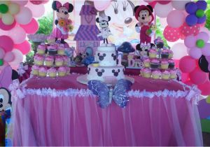 Baby Minnie 1st Birthday Decorations Baby Minnie Mouse 1st Birthday Birthday Party Ideas