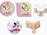 Baby Minnie 1st Birthday Decorations Baby Minnie Mouse Birthday Party Supplies Decorations Girl