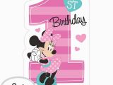 Baby Minnie 1st Birthday Decorations Baby Minnie Mouse First 1st Birthday Invitations Birthday