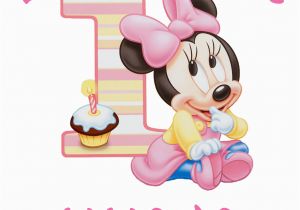 Baby Minnie 1st Birthday Decorations Disney Baby Minnie 1st Birthday Iron On Transfer Decal