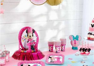 Baby Minnie 1st Birthday Decorations Minnie Mouse First Birthday Partyware Disney Baby