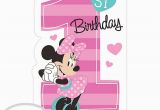 Baby Minnie Mouse 1st Birthday Decorations Baby Minnie Mouse First 1st Birthday Invitations Birthday
