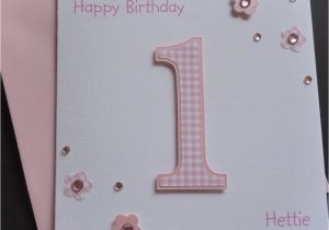 Baby S First Birthday Card Ideas Handmade Personalised Girls 1st 2nd 3rd 4th Etc Birthday