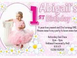 Babys First Birthday Invitations 1st Birthday Invitations Girl Free Template 1st Birthday