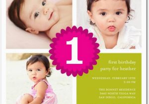 Babys First Birthday Invitations 1st Birthday Invitations