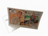 Back to the Future Birthday Card Back to the Future Comic Book Style Greeting Card