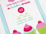 Baking Birthday Party Invitations Free A Very Sweet Pink Cupcake Baking Birthday Party Party