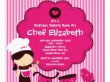 Baking Birthday Party Invitations Free Print Birthday Invitations for Free Free Invitation