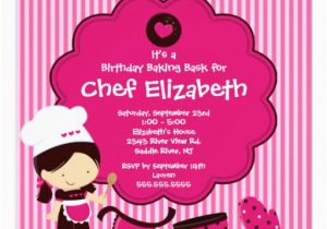 Baking Birthday Party Invitations Free Print Birthday Invitations for Free Free Invitation