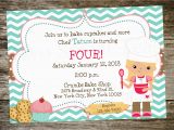 Baking Birthday Party Invitations Free Print Birthday Invitations for Free Free Invitation