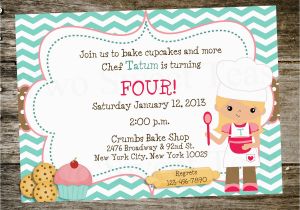 Baking Birthday Party Invitations Free Print Birthday Invitations for Free Free Invitation