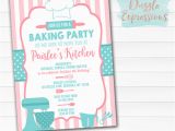 Baking Birthday Party Invitations Free Printable Baking Party Chalkboard Birthday Invitation