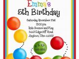 Ball themed Birthday Invitations Ball Pit Invitations Ball Pit Birthday Party Bouncy