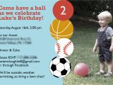 Ball themed Birthday Invitations Let 39 S Have A Ball Ball themed Birthday Party Pick Any Two