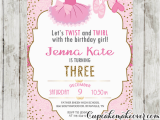 Ballerina Invitations for Birthday Ballerina Birthday Invitations Pink Tutu Ballet Party