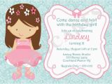 Ballerina Invitations for Birthday Ballerina Dress Invitation Template Templates Resume